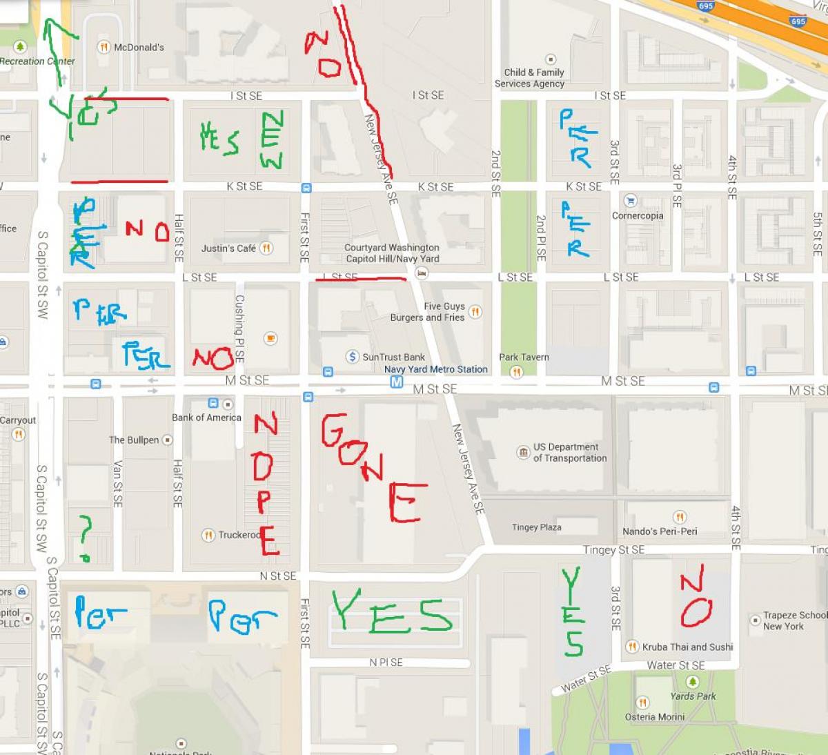 хендикеп мапа Вашингтона паркинг