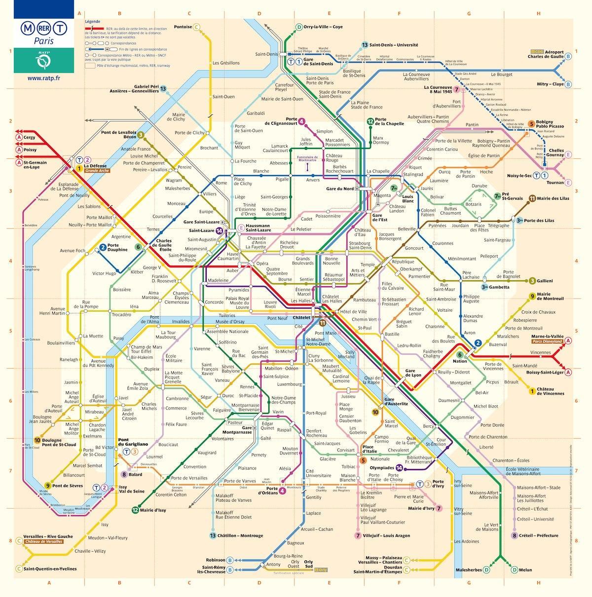 Вашингтон дц метро карта са улицама
