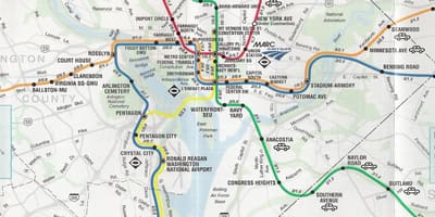 Вашингтон мапи метроа