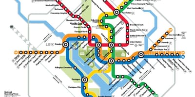 Карта wmata мапи дц