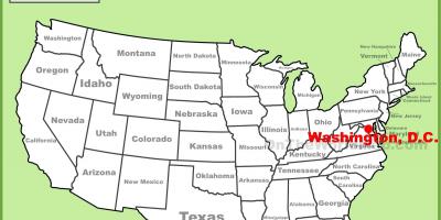 Вашингтон локација на мапи
