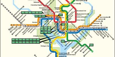 Вашингтон трамвај мапи