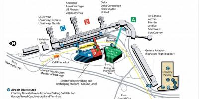 Аеродром Регана капије мапи