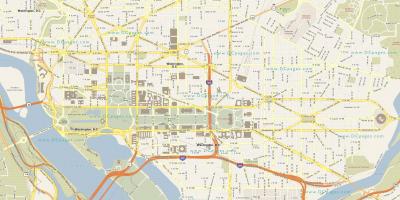 Вашингтон-улици мапи
